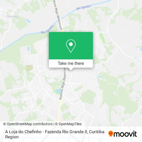 A Loja do Chefinho - Fazenda Rio Grande II map