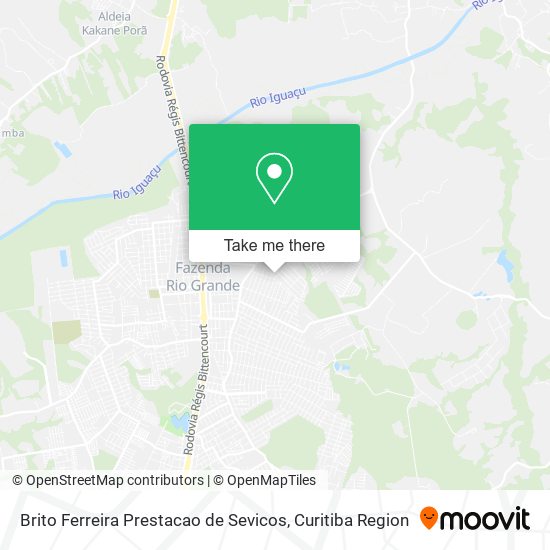 Brito Ferreira Prestacao de Sevicos map