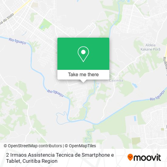Mapa 2 Irmaos Assistencia Tecnica de Smartphone e Tablet