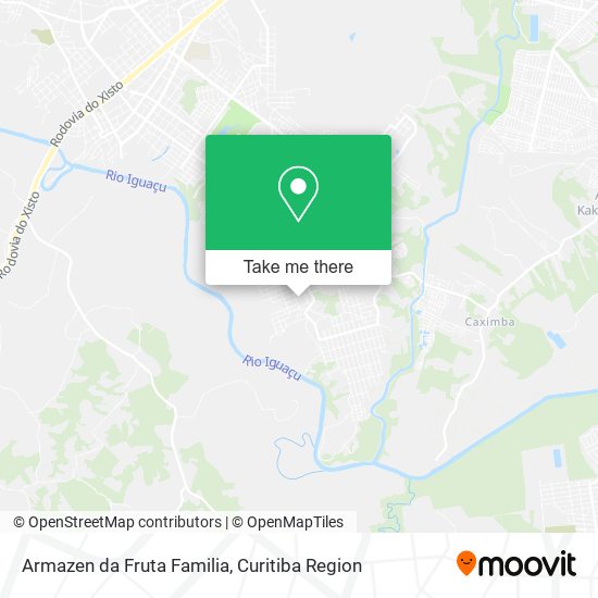 Armazen da Fruta Familia map