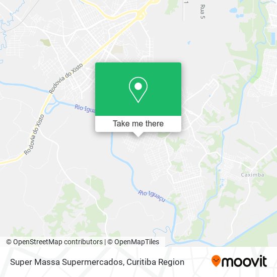 Super Massa Supermercados map