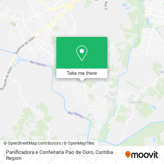 Panificadora e Confeitaria Pao de Ouro map