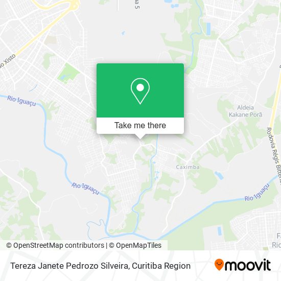 Tereza Janete Pedrozo Silveira map