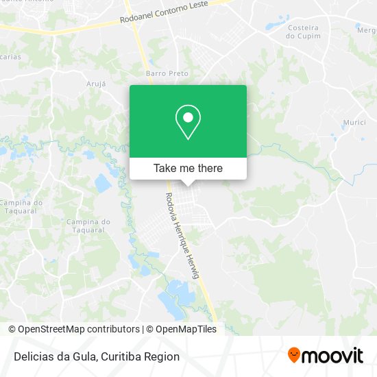 Delicias da Gula map