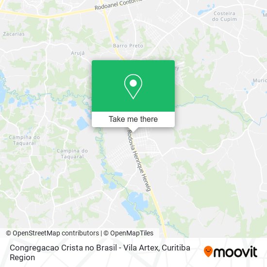 Congregacao Crista no Brasil - Vila Artex map