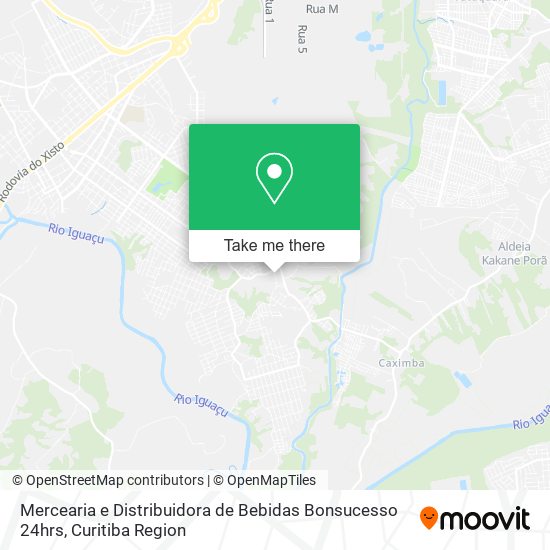 Mercearia e Distribuidora de Bebidas Bonsucesso 24hrs map