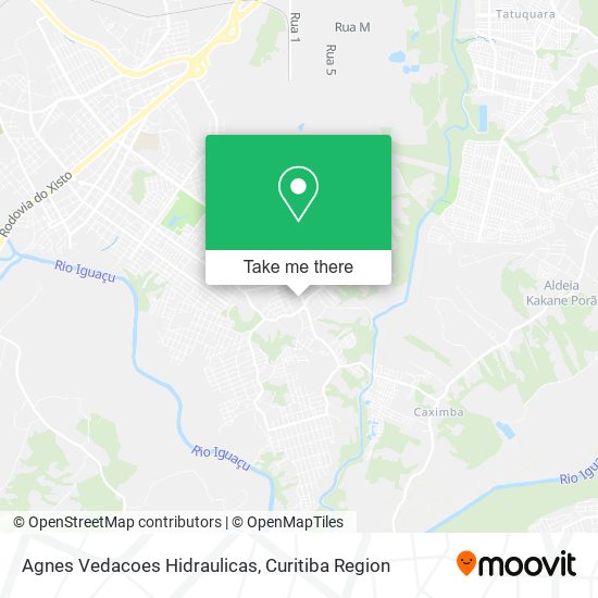 Agnes Vedacoes Hidraulicas map