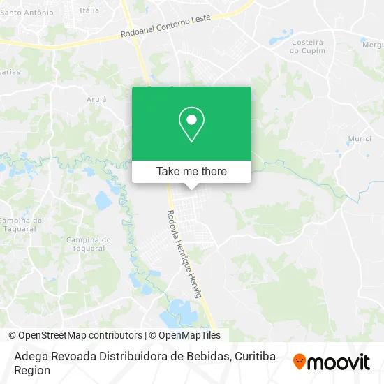 Adega Revoada Distribuidora de Bebidas map