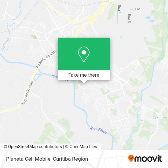 Planeta Cell Mobile map