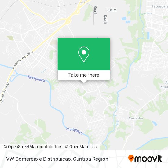 VW Comercio e Distribuicao map