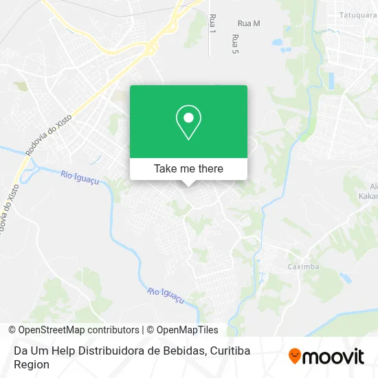 Da Um Help Distribuidora de Bebidas map