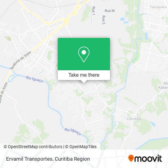 Ervamil Transportes map