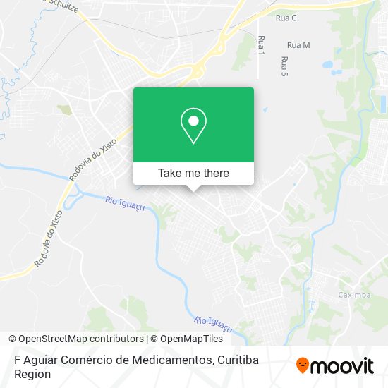 F Aguiar Comércio de Medicamentos map