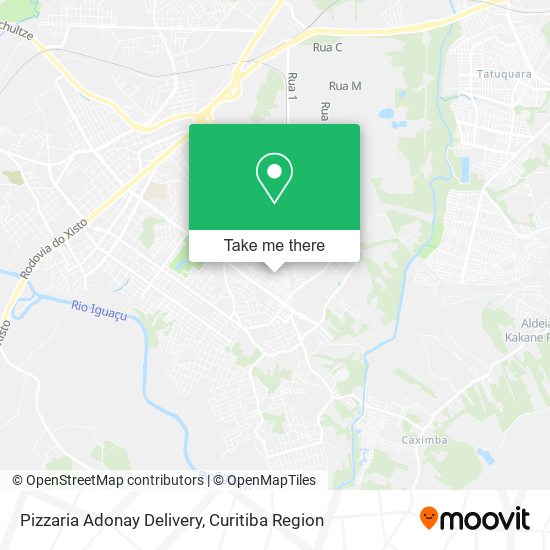 Pizzaria Adonay Delivery map
