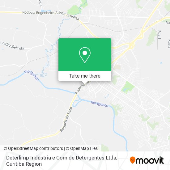 Deterlimp Indústria e Com de Detergentes Ltda map