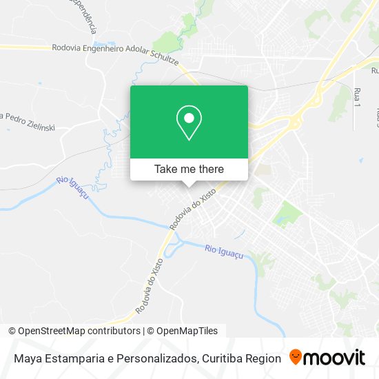 Maya Estamparia e Personalizados map