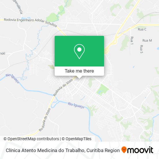 Clínica Atento Medicina do Trabalho map