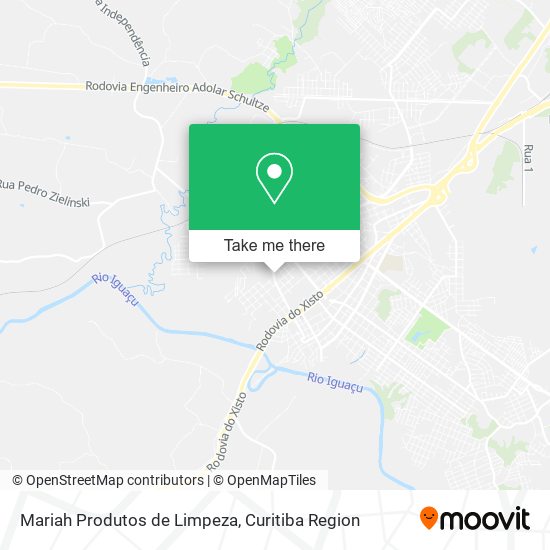 Mapa Mariah Produtos de Limpeza