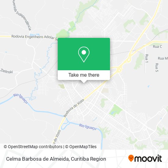 Celma Barbosa de Almeida map