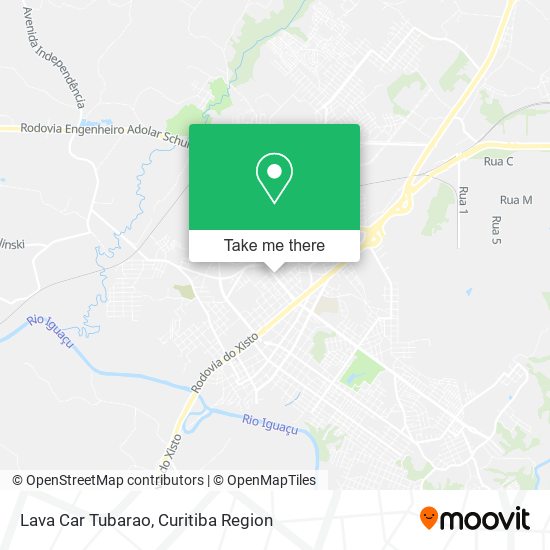 Lava Car Tubarao map