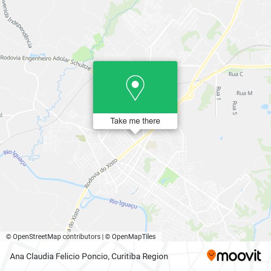 Ana Claudia Felicio Poncio map