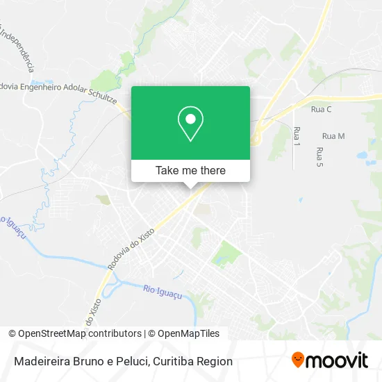 Madeireira Bruno e Peluci map