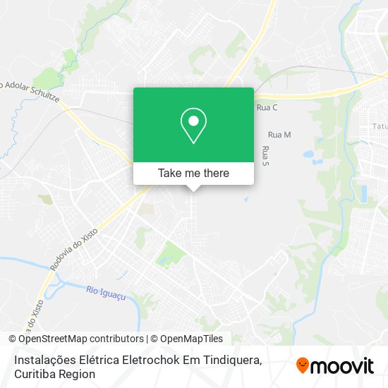 Instalações Elétrica Eletrochok Em Tindiquera map