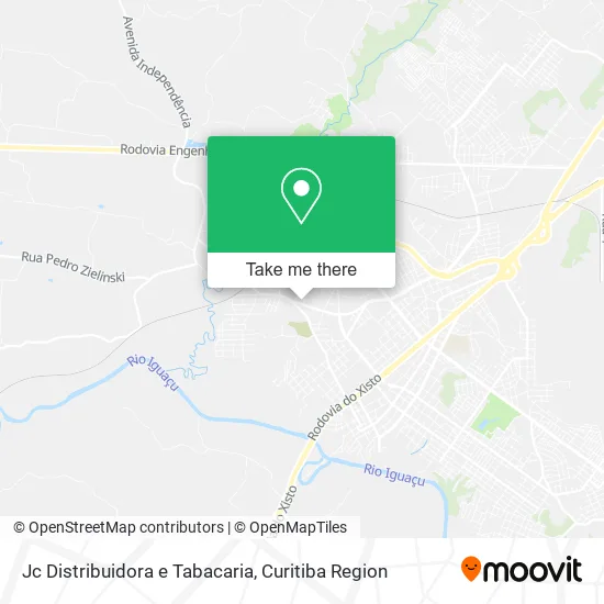 Jc Distribuidora e Tabacaria map