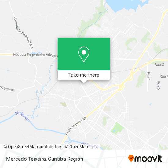 Mercado Teixeira map