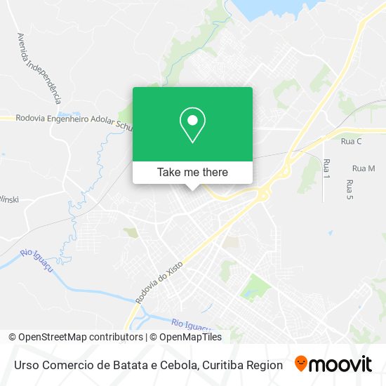 Urso Comercio de Batata e Cebola map