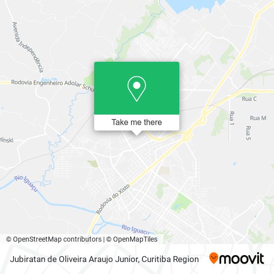 Mapa Jubiratan de Oliveira Araujo Junior