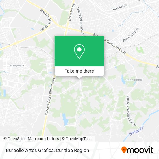 Burbello Artes Grafica map