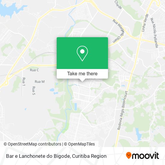 Bar e Lanchonete do Bigode map