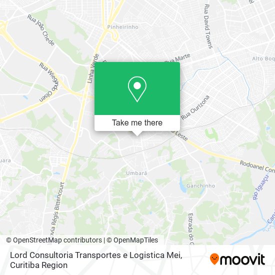 Lord Consultoria Transportes e Logistica Mei map