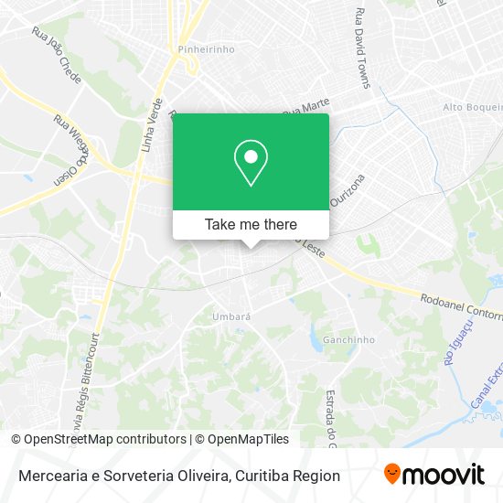 Mercearia e Sorveteria Oliveira map