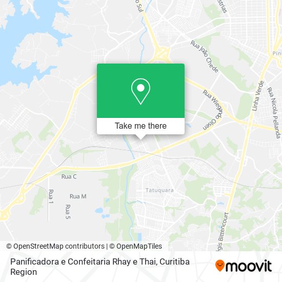 Panificadora e Confeitaria Rhay e Thai map