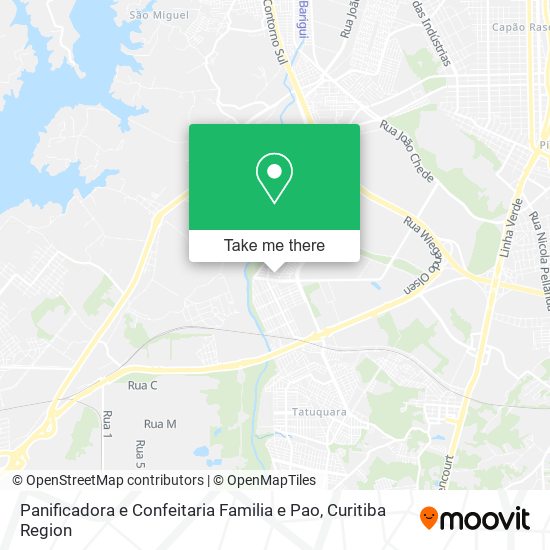 Panificadora e Confeitaria Familia e Pao map