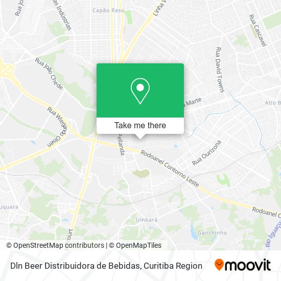 Dln Beer Distribuidora de Bebidas map