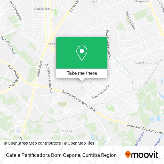 Cafe e Panificadora Dom Capone map