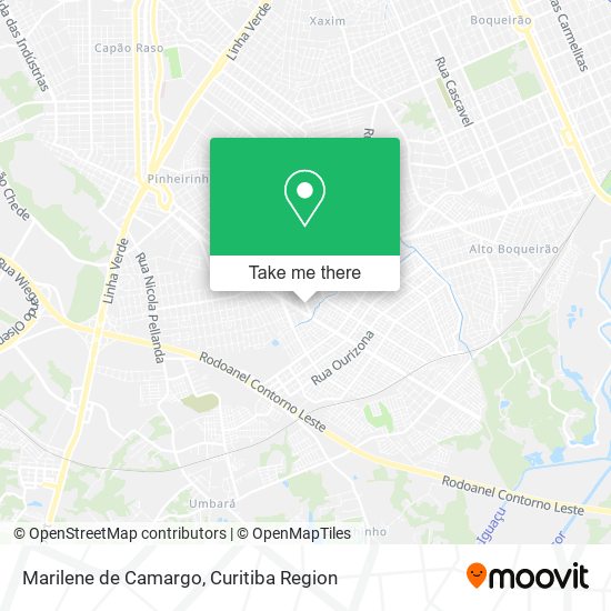 Marilene de Camargo map