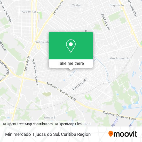 Minimercado Tijucas do Sul map