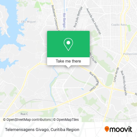 Telemensagens Givago map