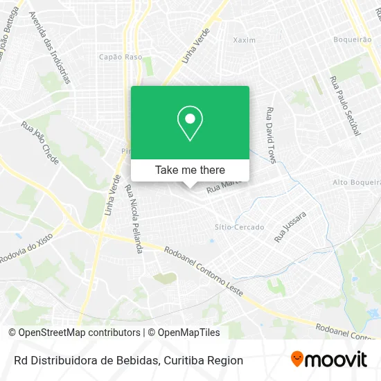 Rd Distribuidora de Bebidas map