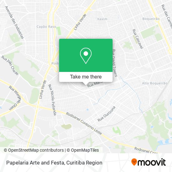 Papelaria Arte and Festa map