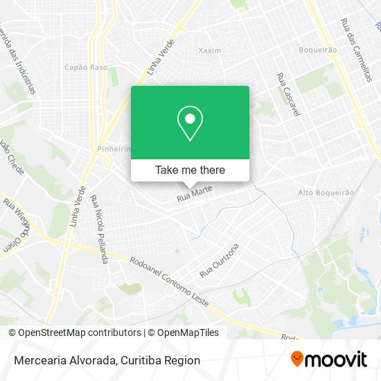 Mapa Mercearia Alvorada