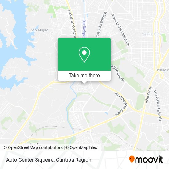Auto Center Siqueira map