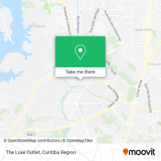 The Luxe Outlet map