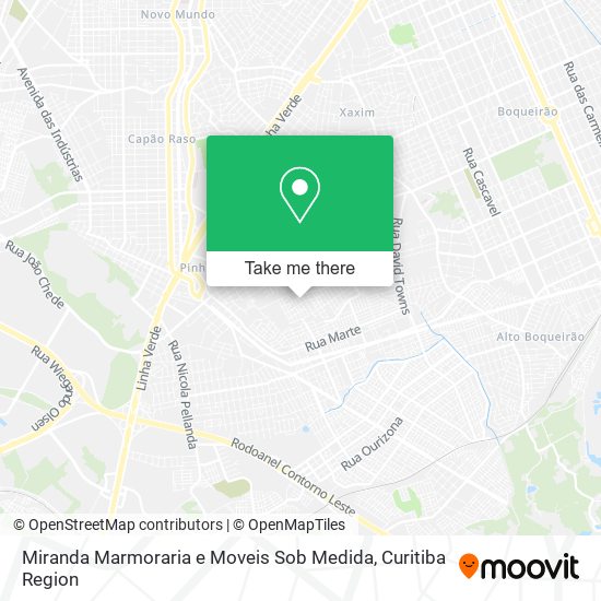 Miranda Marmoraria e Moveis Sob Medida map