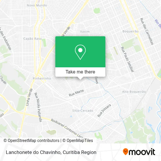 Lanchonete do Chavinho map