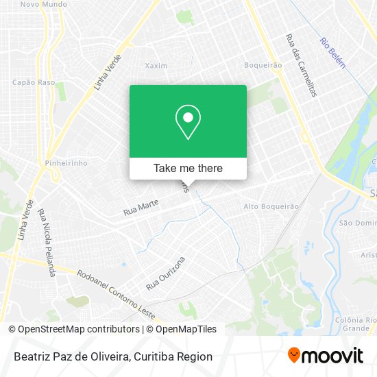 Beatriz Paz de Oliveira map